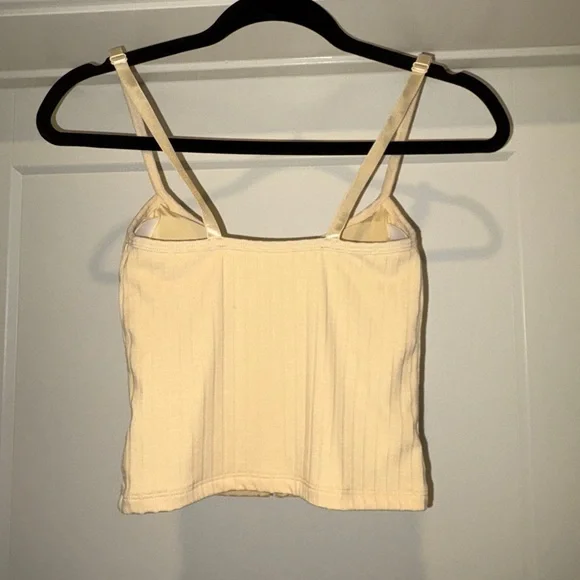 Klassy Network Bustier Ribbed Top - Picture 3 of 4